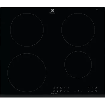 Electrolux LIR60433B 60 cm inductiekookplaat, 4 zones, touch-control, zwart