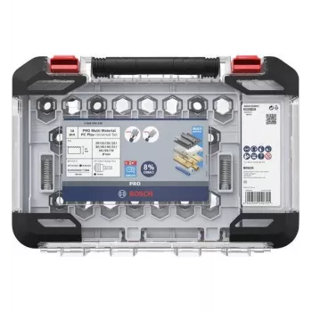 Bosch 2608594426 Progressor for Wood and Metal 11-delige gatenzaagset (20-76 mm) met Power Change-adapters en pilootboren