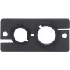 Kramer WCP-21 wandplaatinzet - kabeldoorvoer - zwart (85-0002199)