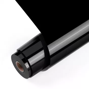 LOKLiK Basic warmteoverdrachtsvinyl rol 12 m - zwart - 30,5 cm x 12 m (SG-HTV-0321-US-L-B2B)