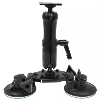 Brodit dubbele zuignaphouder met AMPS-basisplaat, 3 kg draagvermogen 217124