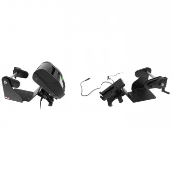 Brodit printerhouder met etikettenrolfunctie voor Zebra Alpha 30L/40L, VESA75, AMPS, MultiMoveClip, Power Block 217034