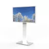 HI-ND MOUNTS HI-ND vloerstandaard glas universeel 49-65 wit RAL 9003 display-vloerstandaard FS0000-5001-01
