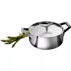 Electrolux E9KLSA11 steelpan met deksel, 3 L, rond, chroom