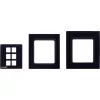 Kramer Electronics RC-206/RC-306 EU paneelset 80/86 (B) – zwart frame- en frontpaneelset voor EU-versie van de RC-206/RC-306 30-00020599
