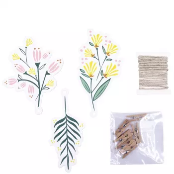 Artoz papieren geschenklabels veelkleurig 6 stuks (144500-262)