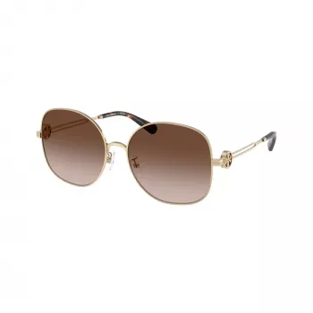 Tory Burch TY6112-334613 dames zonnebril butterfly dark havana bruin gradient 56/16/140 mm