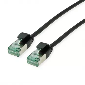 ROLINE RM U/FTP-patchkabel Cat.6A Class EA Slim zwart 0,15m 21.45.3350