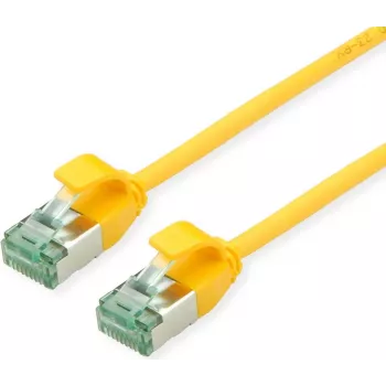 ROLINE RM U/FTP-patchkabel Cat.6A/Class EA SLIM geel 0,15m - FTP (21.45.3320)