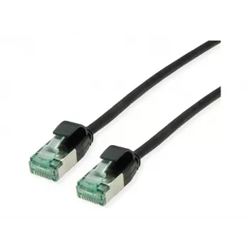 ROLINE RM U/FTP Cat.6A/Class EA SLIM patchkabel, zwart, 5 m 21.45.3357