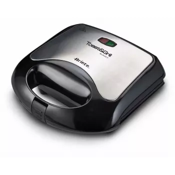 Ariete A1980 sandwichmaker & grill, 750 W, zwart/zilver