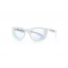 SHADEZ Blue Light White Teeny kinderen blauwlichtfilterbril, 7-16 jaar