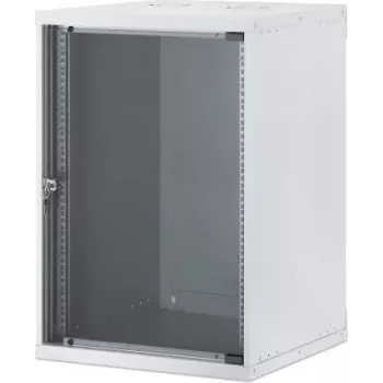 Intellinet 19 inch wandmontage-netwerkschrank, Basic Line, 15 RU, 560 mm diepte, grijs (RAL 9005) 716789