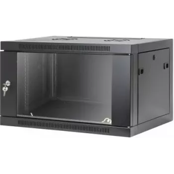 Intellinet 19 inch netwerk-wandbehuizing, gereedschapsloze montage, 6U, 450 mm diepte, zwart RAL 9005 (716826)