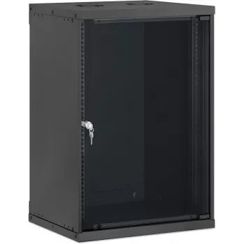 Intellinet 19 inch wandbehuizing, Basic Line, 15U, 400 mm diepte, zwart RAL 9005 716710
