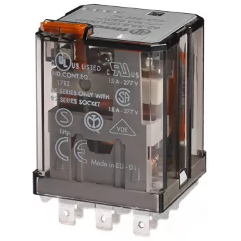 Finder 62.33.8.024.4040 industrieel steekrelais 24 V AC 16 A 3PDT