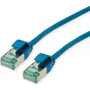 ROLINE RM U/FTP patchkabel Cat.6A/Class EA SLIM blauw 0,15m - FTP (21.45.3340)