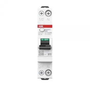 ABB DS301CA-C20/0,03 RCBO 1P+N type A C20 30mA 6kA 2CSR255163R1204