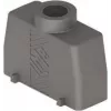 ILME TMAV24.32 hoge T-type kap, maat 104.27, 4 schroeven, 1x M32 rechte ingang, grijs
