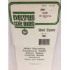 Evergreen polystyreenplaat 300 mm x 150 mm x 0,13 mm, wit, 3-pack (9009)