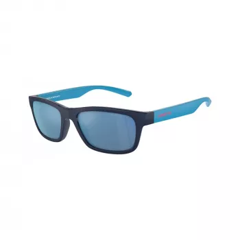 Arnette AN4340-275422 unisex rechthoekige zonnebril, matzwart montuur, donkergrijze glazen, 53mm