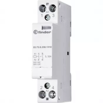 Finder 22.72.0.230.1310 modulaire contactor 2 NO 25 A 230 V AC