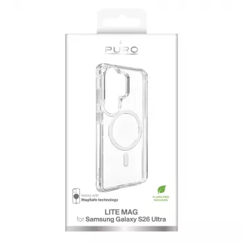 SBS Mobile transparant MagSafe-hoesje voor Samsung Galaxy S26 Ultra – transparant PUSGS26ULITEMAGTR