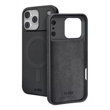 SBS Instinct Mag hoesje voor iPhone 18 Pro / 17 Pro, MagSafe-compatibel, zwart