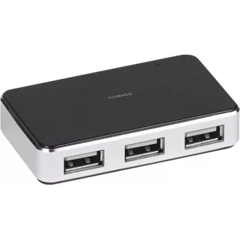 Vivanco USB 2.0 4-poorts hub met 3 m kabel (VVITHUB2V4PORTS)