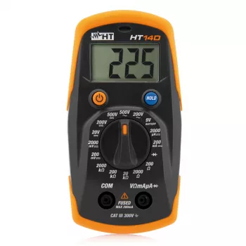 HT Instruments HT14D digitale multimeter CAT III 300 V, CAT II 600 V, 2000 counts 1010160