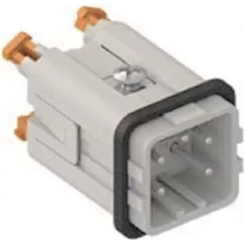 ILME CKSHM04 SQUICH pininzetstuk 4P+PE 10A 400V zilvercontacten maat 21.21