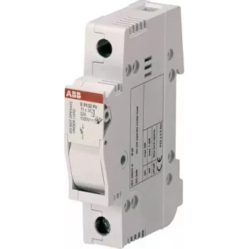 ABB STOTZ-KONTAKT E91/32PV zekeringlastscheider, 2-polig, 32 A, 1000 V DC, gPV cilindrisch 10x38 mm, DIN-rail 2CSM204713R1801