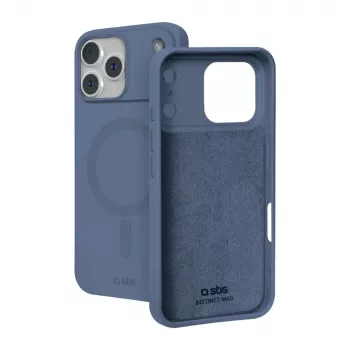 SBS Instinct Mag hoes voor iPhone 18 Pro Max / 17 Pro Max, MagSafe-compatibel, blauw