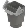 ILME TMAV06LG25 hoogprofiel T-koppelingsbehuizing, maat 6B, enkele hendel, M25 rechte ingang, grijs