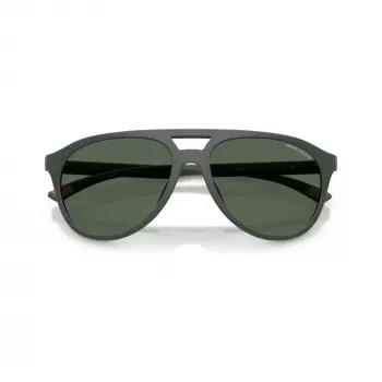 Armani Exchange AX4156SU 83777 herenzonnebril matzwart/donkergrijs 59mm