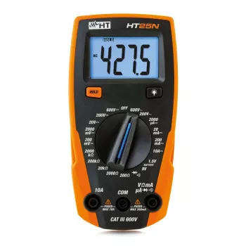 HT Instruments HT25N digitale multimeter CAT III 600V, 2000 counts 1010170