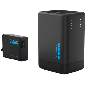 GoPro dubbele oplader + Enduro-accu (AGDBD-001-EU)