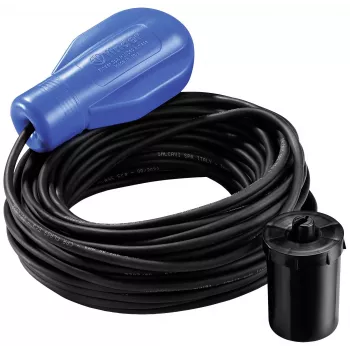 Finder 72.A1.1.000.1001 Vlotter­schakelaar voor vullen of legen, 10 m kabel, 1 wisselcontact, IP68