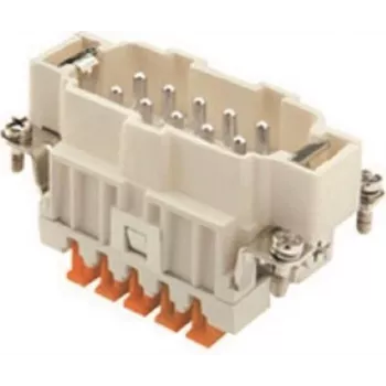 ILME CSHM10 stiftinzetstuk 10P+PE zilver SQUICH 16A 500V maat 57.27