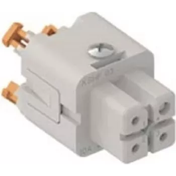 ILME CKSHF03 businzetstuk 3P+PE zilver SQUICH 10A 400V