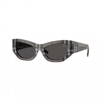 Burberry BE4450U414787 dames zonnebril Dark Havana/Dark Grey 54/19/140 mm