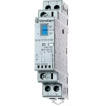 Finder installatiecontactor 24V AC/DC, 1NO+1NC, LED 22.32.0.024.4540