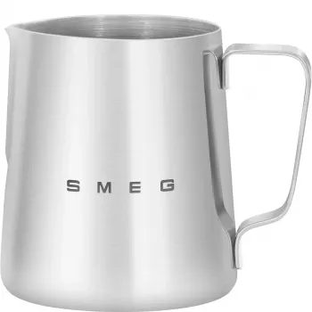Smeg CMMJ01 melkopschuimkan 50er jaren stijl zilver RVS