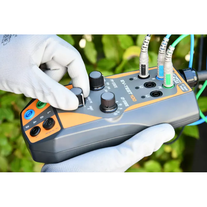 HT Instruments EV-TEST100 EV-laadstation testadapter Type 2 Mode 3 1010960