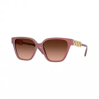 Versace dames VE4471B cat-eye zonnebril, Havana montuur, bruin gradientglas, 56mm VE4471B54755M