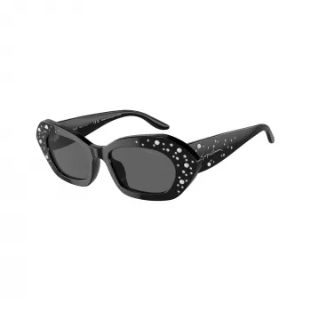 Giorgio Armani dames AR8213BU5001B rechthoekige zwarte zonnebril