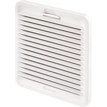 Finder 7F.02.0.000.2000.0 afvoerfilter, 155 x 155 x 22,6 mm, G3, IP54, lichtgrijs