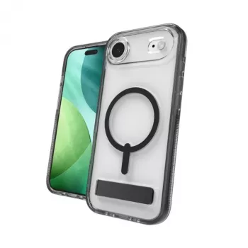 ZAGG Santa Cruz Snap KS hoes met kickstand voor iPhone Air MagSafe-compatibel (Jet Black)