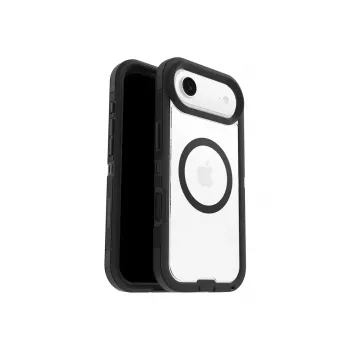 OtterBox Defender Series Pro XT achterzijde hoesje voor Apple iPhone Air - MagSafe-compatibel, Dark Side (transparant/zwart) 77-98498