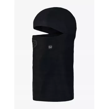 BUFF Thermonet Hinged Balaclava kinderen - effen zwart